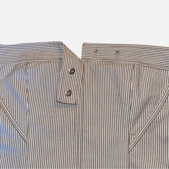 Zara Pinstripe Corset Top - Picture 2 of 5